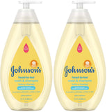 Johnson's Head-to-Toe Gentle Tear-Free Baby & Newborn Wash & Shampoo, Sulfate-, Paraben- Phthalate- & Dye-Free, Hypoallergenic Wash for Sensitive Skin & Hair, 27.1 fl. Oz