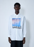 Jean Paul Gaultier Men Logo Print Button-Down Shirt