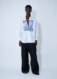 Jean Paul Gaultier Men Logo Print Button-Down Shirt