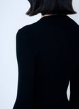 Jean Paul Gaultier Women Rib Sweater With Transparent Panels