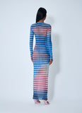 Jean Paul Gaultier Women Air Mesh Maxi Dress
