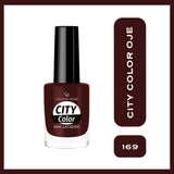 Golden Rose City Color Glossy Nail Lacquer Shade 169