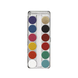 Kryolan Aquacolor Palette 12-Color Makeup Palette
