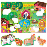 Headu Ecoplay Shaped Puzzle Sea for Kids - Educational Toy for Children Aged 2-5 Years