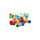 Lino Ponpon Craft Ponpon Set - 20 mm Diameter, 150 Count - Ideal for Arts and Crafts Supplies, Educational Craft Materials