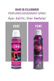 She Clubber Women's Deodorant: Long Lasting, Alcohol-Free Odor Protection - Daily Freshness, 5.07 fl oz
