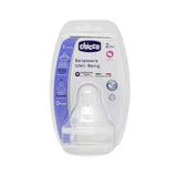 Chicco Baby Bottle Nipple Silicone Anti-Colic Valve 2 Months+ - Soft, Flexible, and Physiological Design