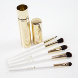 Nascita Pro 5-Piece Makeup Brush Set - Soft, High-Quality Brushes for Travel and Professional Use
