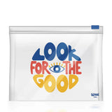Wee Baby Eye Pattern Storage Bag with Secure Lock 1 Piece