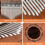 Kalimba 17 Keys Thumb Piano with Tuning Hammer