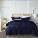 Kasentex Reversible All-Season Comforter Twin/Queen/King - Cozy Down Alternative Bedding
