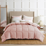 Kasentex Reversible All-Season Comforter Twin/Queen/King - Cozy Down Alternative Bedding