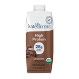 Kate Farms High Protein Nutrition Shake, Chocolate, Case/12