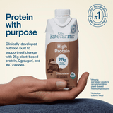 Kate Farms High Protein Nutrition Shake, Chocolate, Case/12