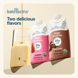 Kate Farms High Protein Nutrition Shake, Chocolate, Case/12