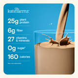 Kate Farms High Protein Nutrition Shake, Chocolate, Case/12