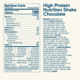 Kate Farms High Protein Nutrition Shake, Chocolate, Case/12