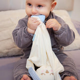 Babyjem Soft Teething Toy and Sleep Companion for Infants - Machine Washable, 0-18 Months, Cotton-Polyester