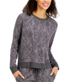 Alfani Ultra-Soft Crew Neck Pajama Top