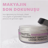 Pastel Loose Face Powder: Matte Finish, Sebum & Oil Control, Blue Light Protection - Long Lasting Setting Powder