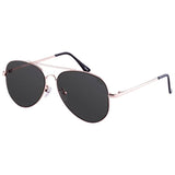 Kensie Carissa Women's Shiny Metal Aviator Sunglasses