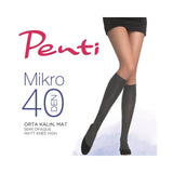 Penti Micro 40 Denier Trouser Socks in Black Standard Size