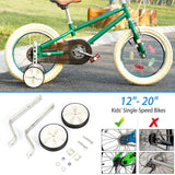Kids Bicycle Training Wheels Adjustable for 12"-20" Bike
