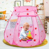 Kids Pop Up Prince Princess Toddler Play Tent