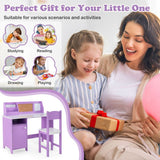 Kids Table and Chair Set for Arts, Crafts, Homework, Home School