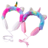 Kids Unicorn Headset with Microphone