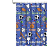 Kidz Mix Game Day Shower Curtain