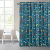 Kidz Mix Level Up Glow-in-the-Dark Shower Curtain