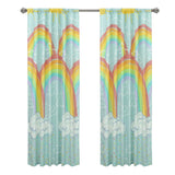 Kidz Mix Rainbow Clouds Window Panel Pair