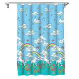 Kidz Mix Unicorn Rainbow Shower Curtain
