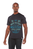 King Of The Street Men's Bamboo Viscose/Organic Cotton Short Sleeve Graphic T-Shirt