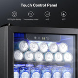 Kismile 1.7 Cu.ft Beverage Refrigerator and Cooler W5848H