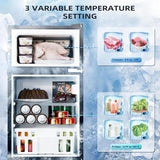 Kismile 3.2 Cu.Ft,Mini Refrigerator with Freezer F5887