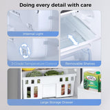 Kismile 3.2 Cu.Ft,Mini Refrigerator with Freezer F5887