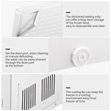 Kismile 3.5 Cubic Feet Chest Freezer