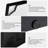 Kismile 7.0/3.5 Cubic Feet Chest Freezer with Removable Basket Free Standing