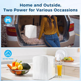 Kismile Compact Refrigerator, Portable Mini Fridge, Skin Care 4L Capacity/6 Cans F3404S