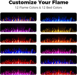 Electric Fireplace Recessed and Wall Mounted,830C3,836C3,842C3,850C3,860C3,868C3