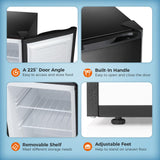 Kismile Upright Freezer,3.0 Cu.ft Mini Freezer with Reversible Single Door