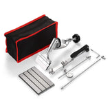 Kitchen Chef Knife Sharpener Fixed Rotation Angle with 4 Whetstones
