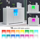 Kitchen Sideboard Cupboard with LED Light