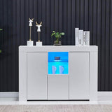 Kitchen Sideboard Cupboard with LED Light