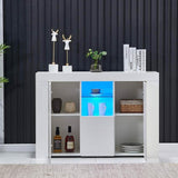 Kitchen Sideboard Cupboard with LED Light