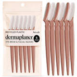 Kitsch Dermaplane Razor for Women Face - Face Razors for Women and Men - Eyebrow Trimmer, Shaver, Recycled Plastic Dermaplaning and Skin Care Tool - Terracotta, 12 pcs