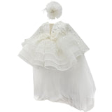 KLFFLGID Baby Girl Pageant Dress Sequins Embroidered Lace Toddler Flower Wedding Birthday Party Gown Dresses