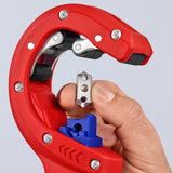 Knipex DP50 Plastic Drain Pipe Cutter 8" 90 23 01 BKA